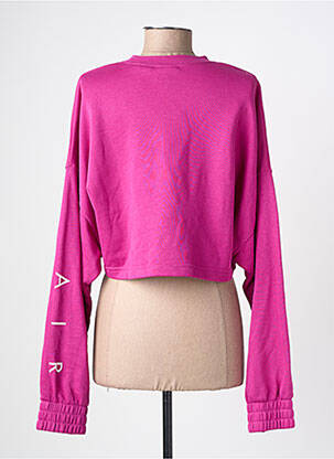 Pull stretch manches longues rose NIKE femme