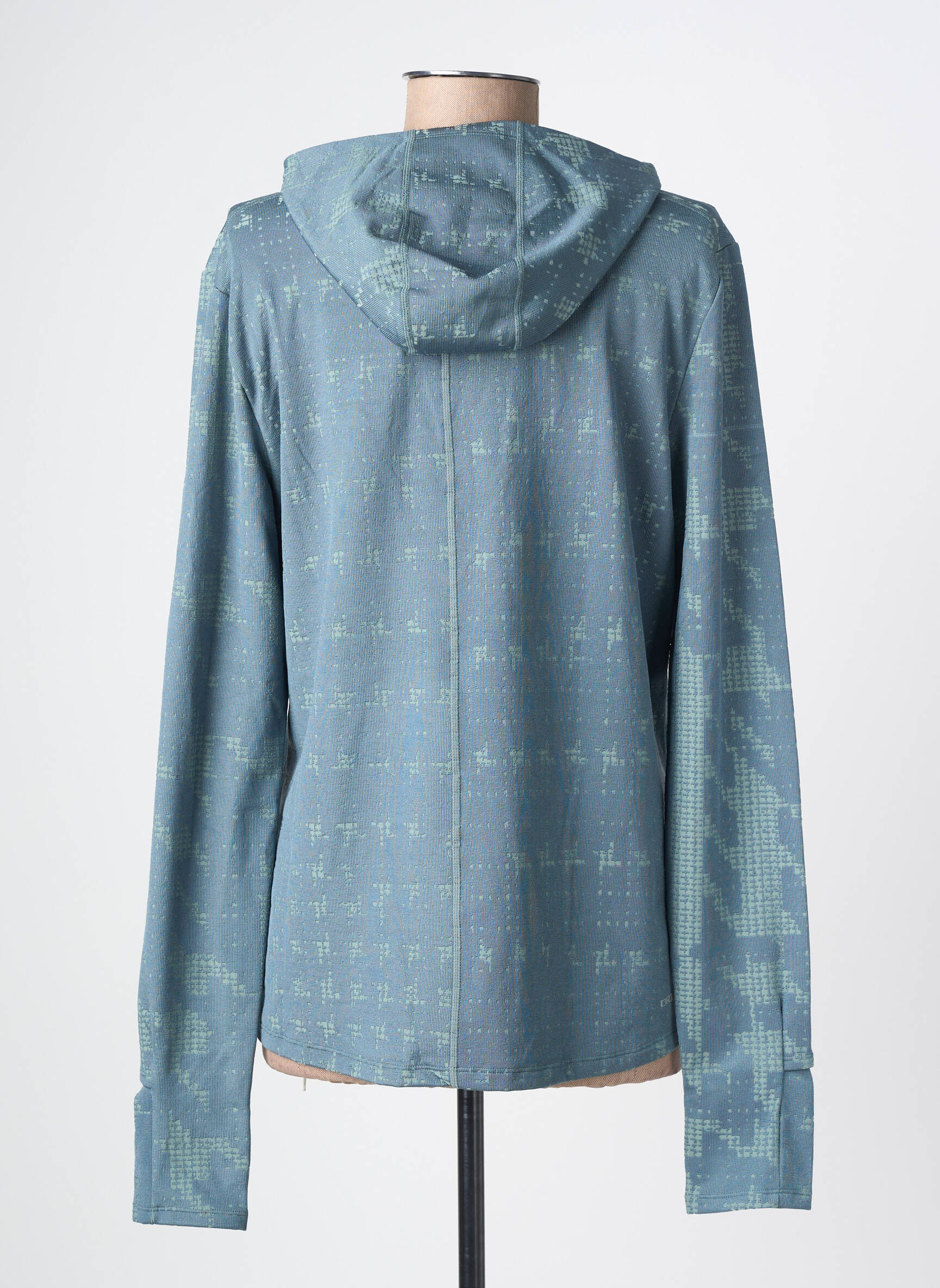 Sweat-shirt stretch manches longues bleu NIKE femme