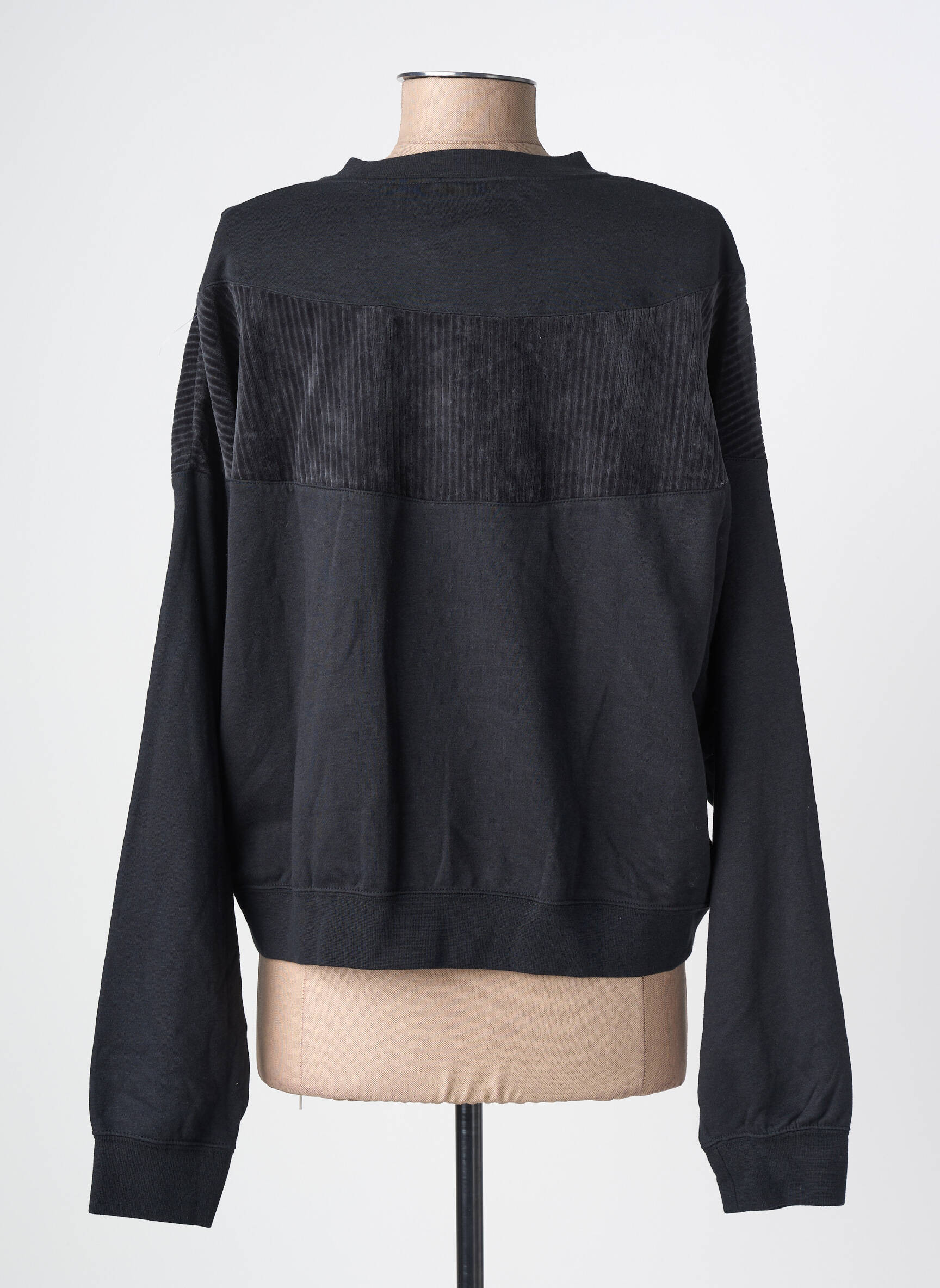 Sweat-shirt stretch manches longues noir NIKE femme