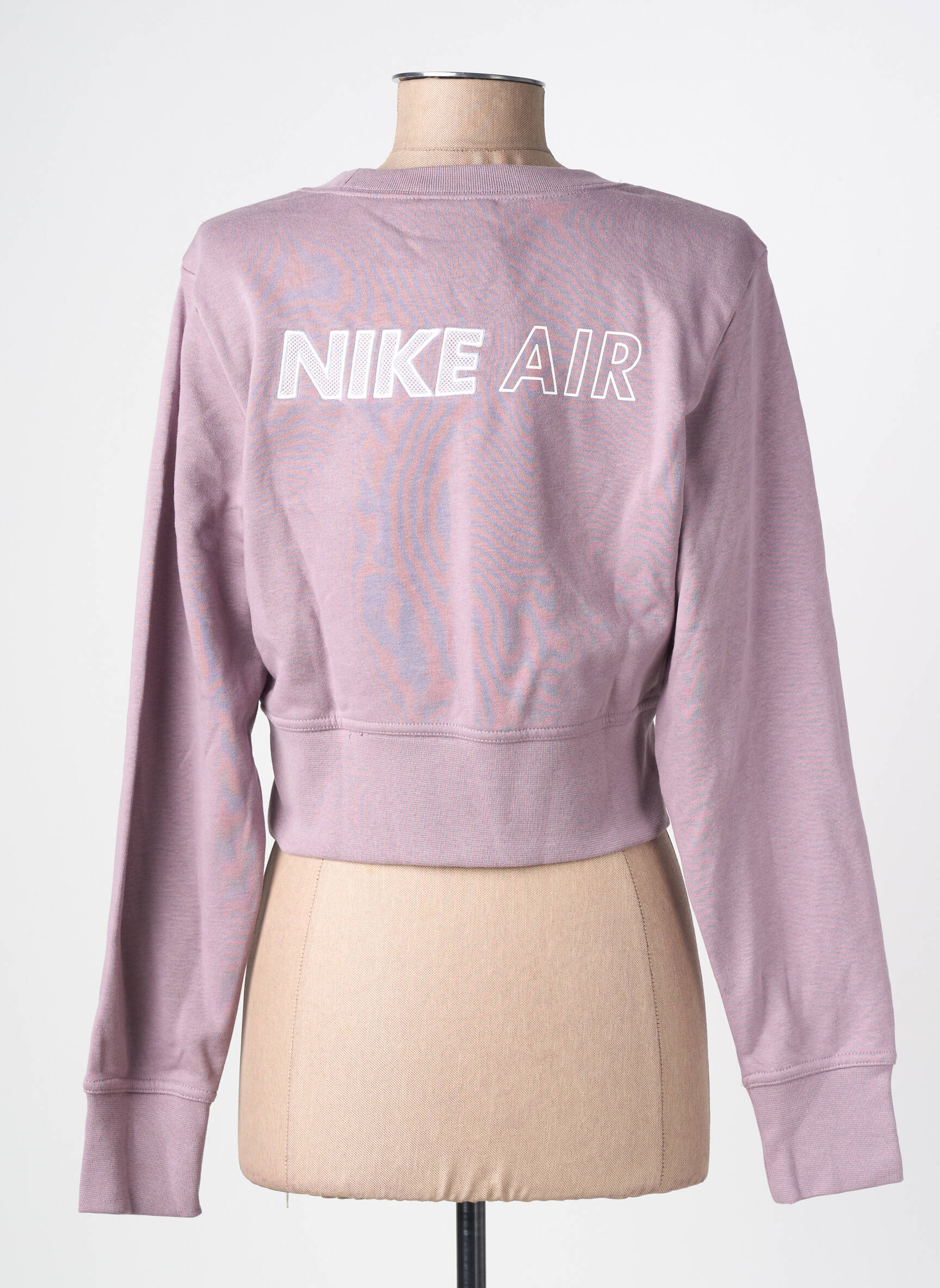 Sweat-shirt stretch manches longues violet NIKE femme