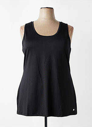 Top stretch sans manche noir SHEEGO femme