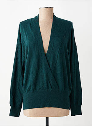Pull stretch manches longues vert MARCIANO femme