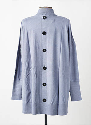 Pull coupe droite manches longues bleu HEINE femme