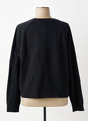 Sweat-shirt tissage molletoné manches longues noir NIKE femme