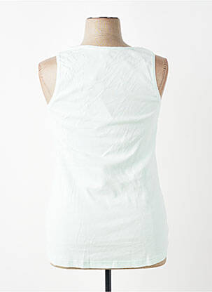 Débardeur coupe ajustée sans manche bleu SHEEGO femme