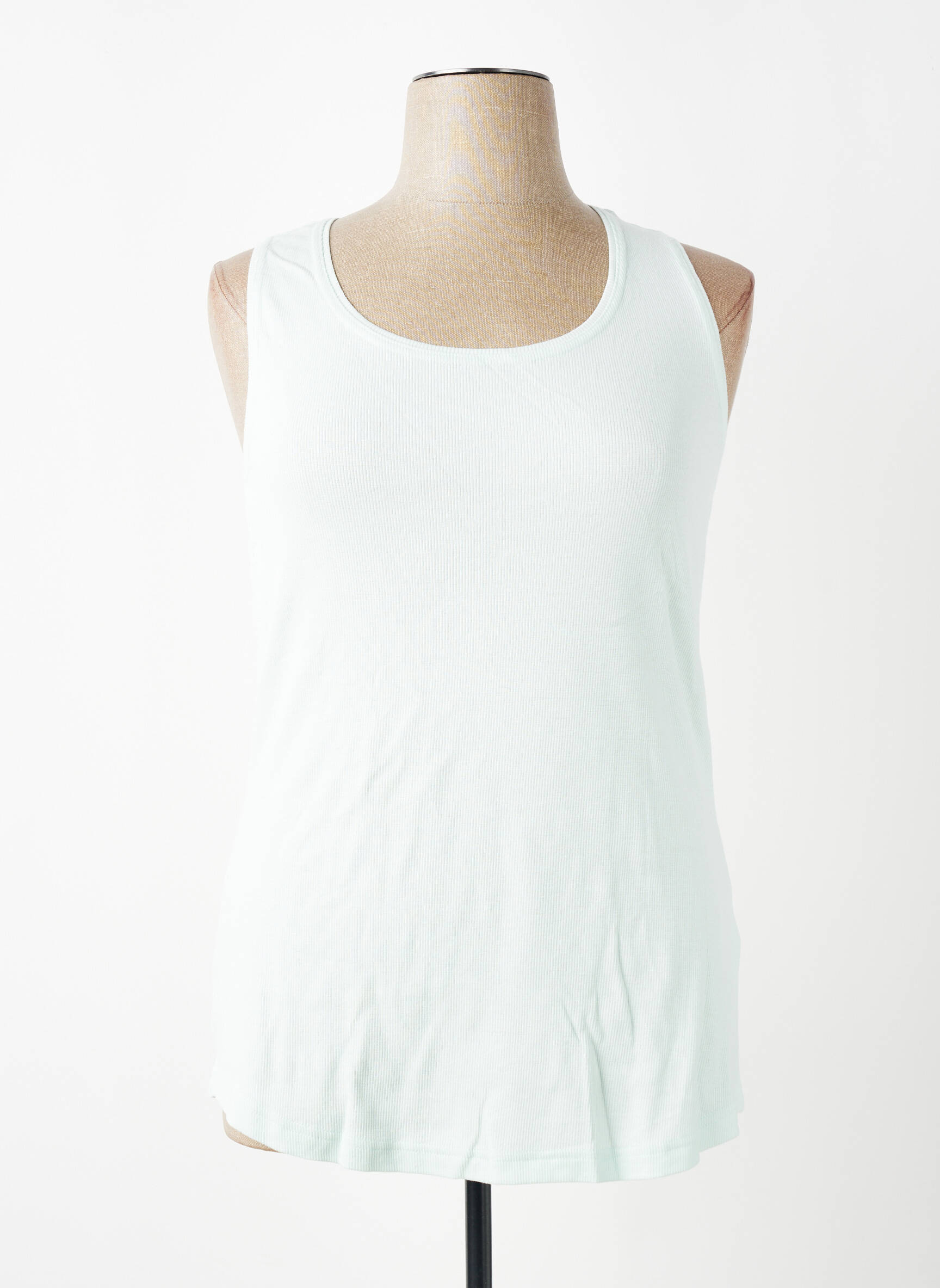 Débardeur coupe ajustée sans manche bleu SHEEGO femme