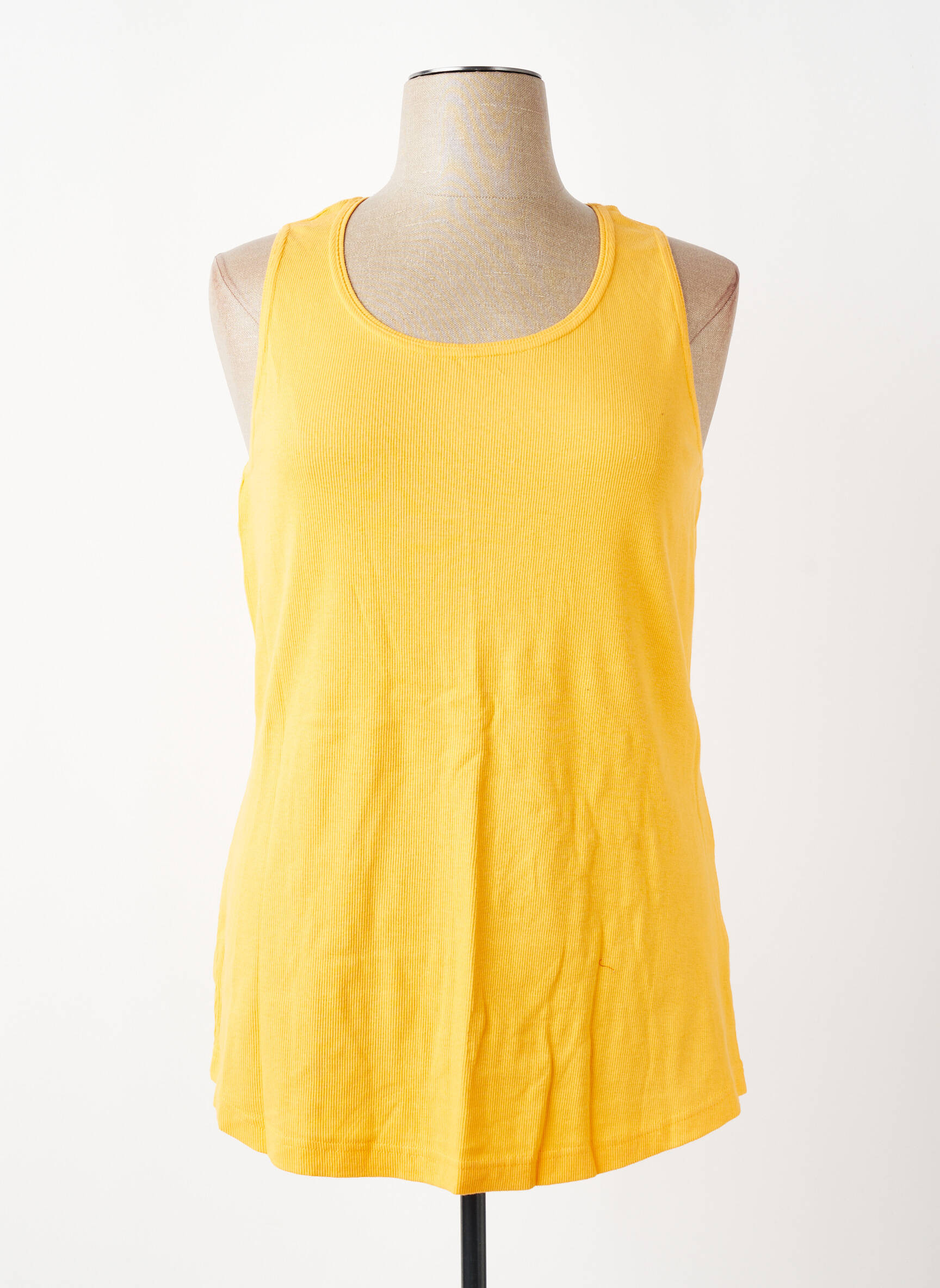Débardeur coupe ajustée sans manche orange SHEEGO femme