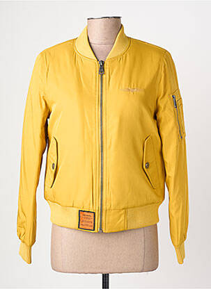 Blouson poches jaune BOMBERS femme