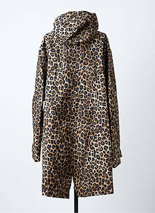 Imperméable fermeture zippée sur le devant a capuche marron THE KOOPLES femme