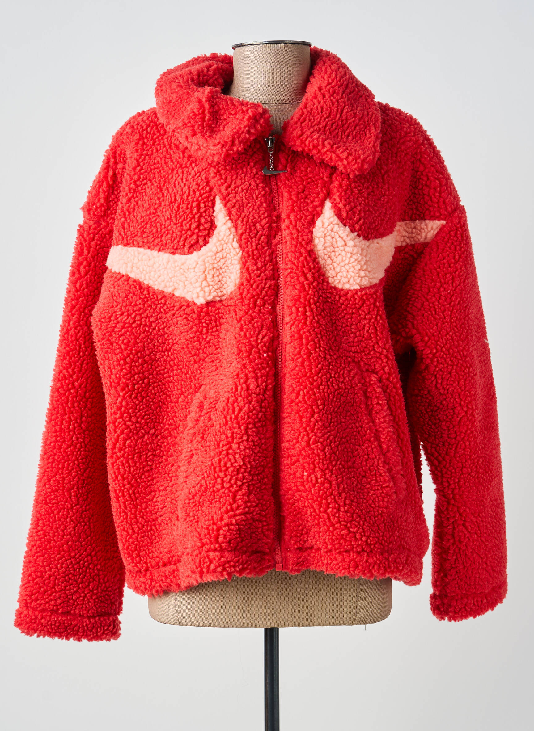 Polaire imprimé fantaisie rouge NIKE femme
