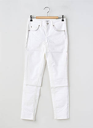 Jeans coupe slim stretch taille normale blanc LIU JO femme