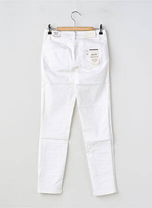 Jeans coupe slim stretch taille normale blanc LIU JO femme