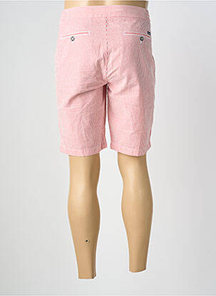 Bermuda taille élastique taille normale rouge FACONNABLE homme