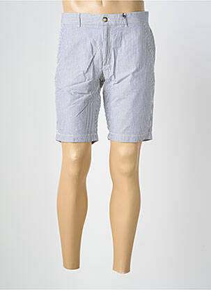 Bermuda taille élastique taille normale bleu FACONNABLE homme