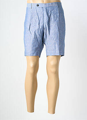 Bermuda taille à pinces taille normale bleu FACONNABLE homme