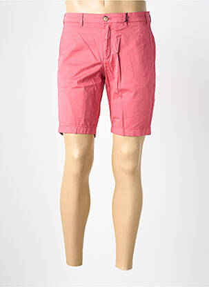 Bermuda taille à pinces taille normale rouge FACONNABLE homme