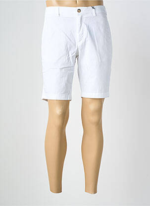 Bermuda taille à pinces taille normale blanc FACONNABLE homme