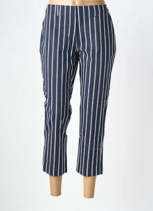 Pantalon 7/8 stretch taille normale bleu DAMART femme