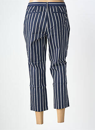 Pantalon 7/8 stretch taille normale bleu DAMART femme