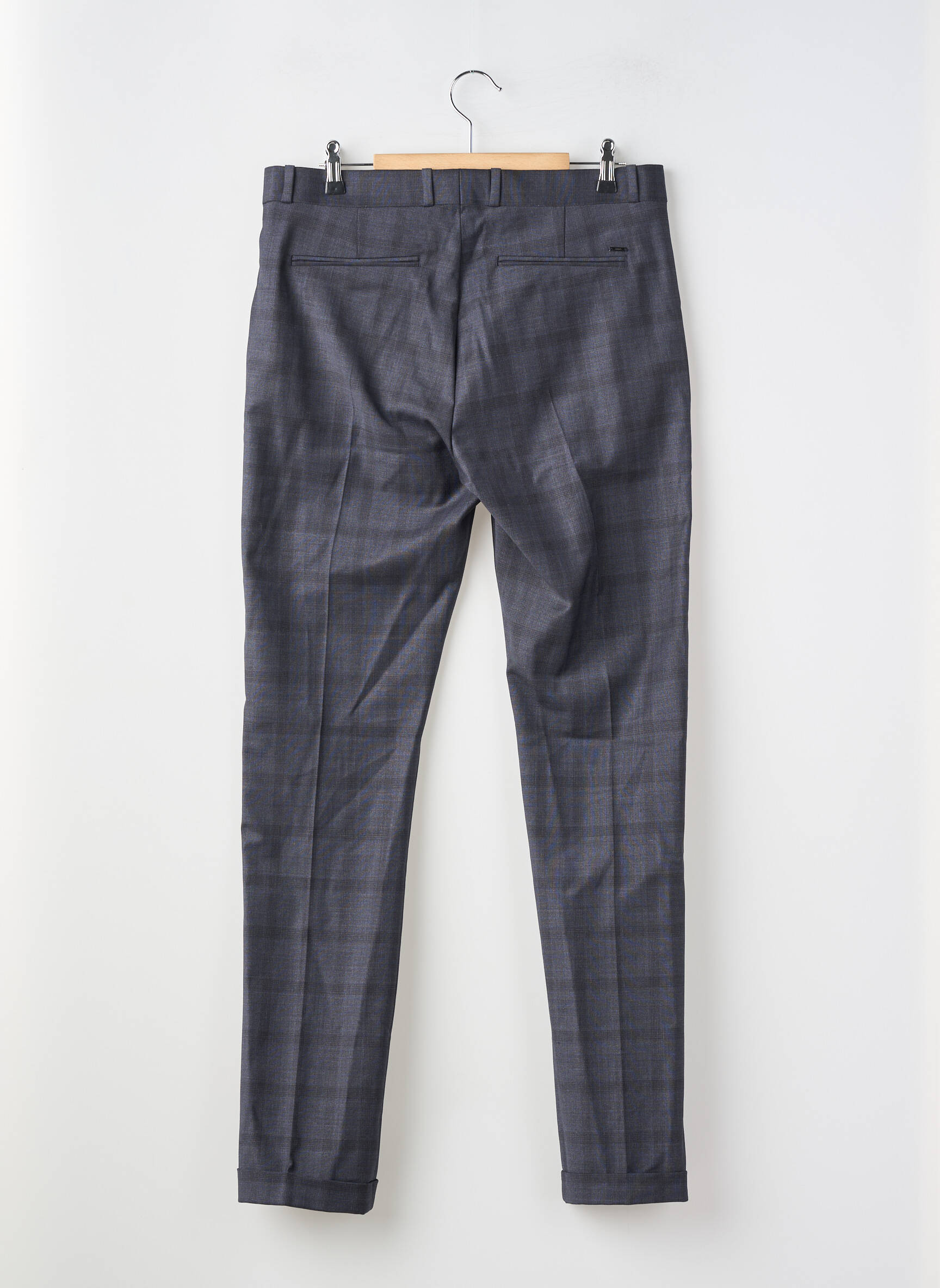 Pantalon slim taille normale taille normale bleu IKKS femme