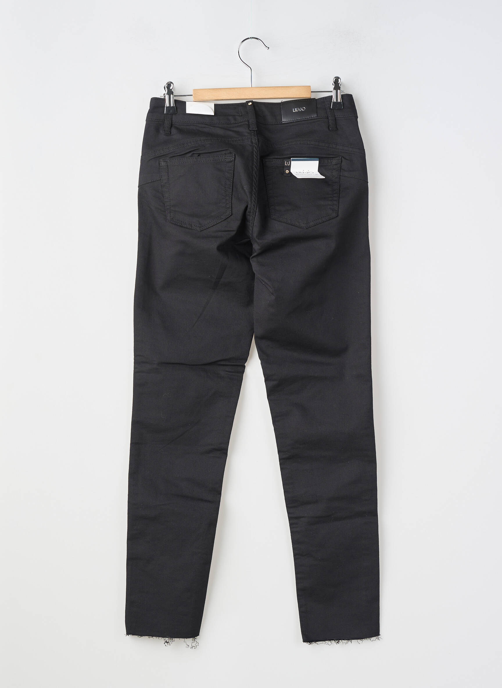 Jeans coupe slim taille normale taille normale noir LIU JO femme