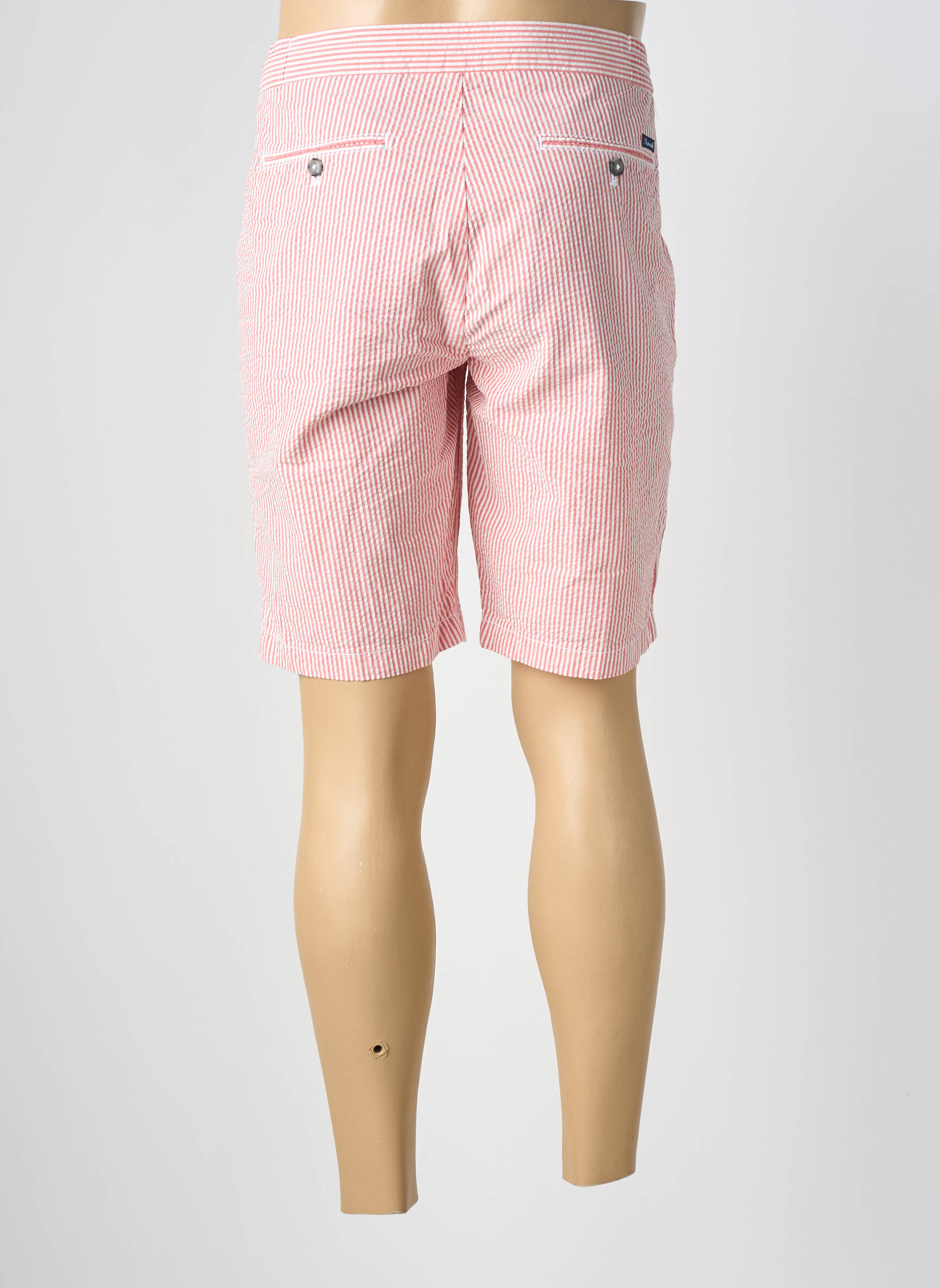 Bermuda taille élastique taille normale rouge FACONNABLE homme