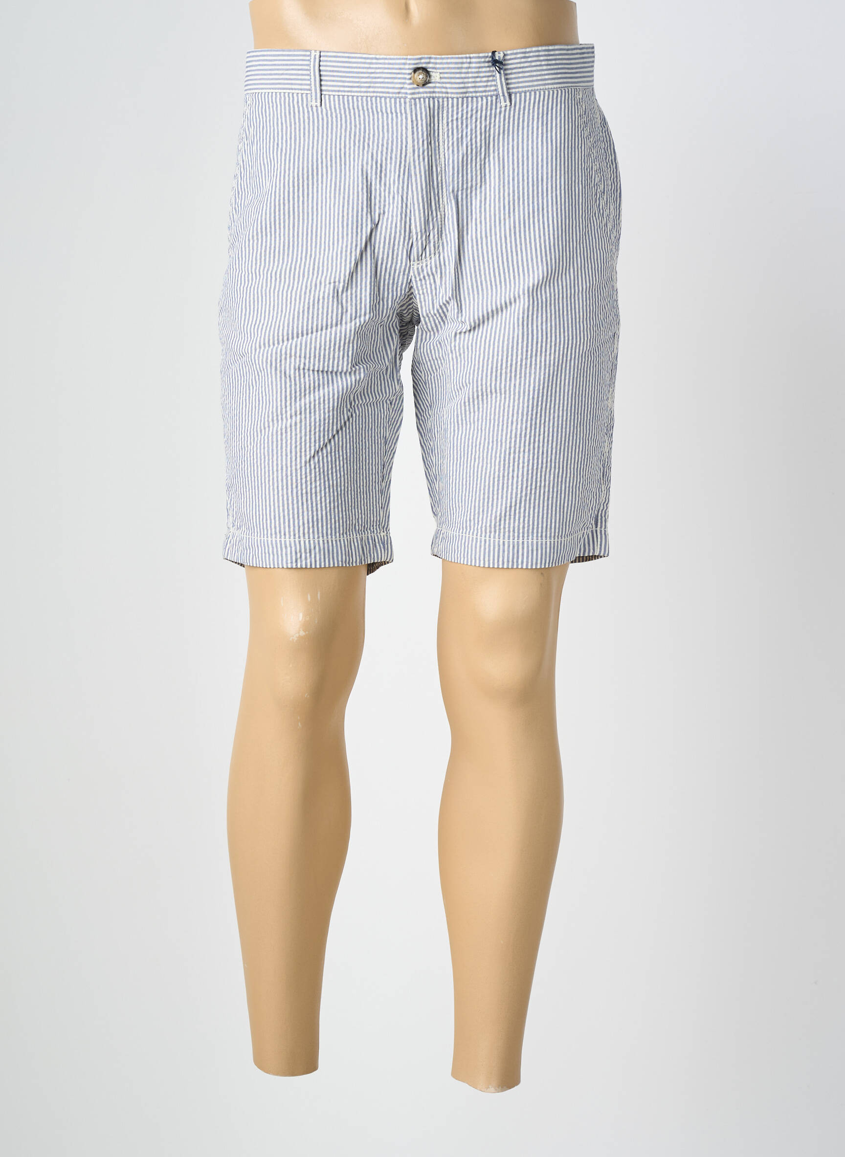 Bermuda taille élastique taille normale bleu FACONNABLE homme