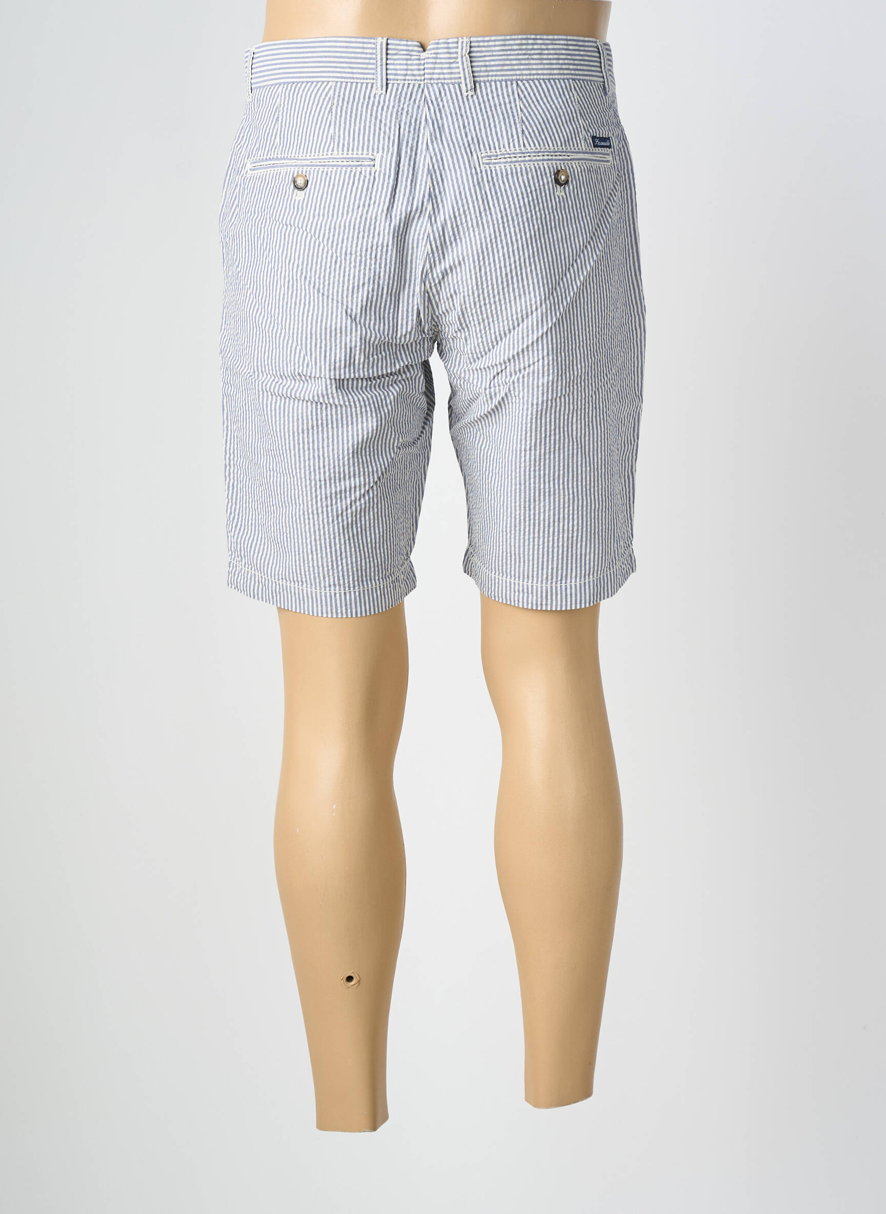Bermuda taille élastique taille normale bleu FACONNABLE homme