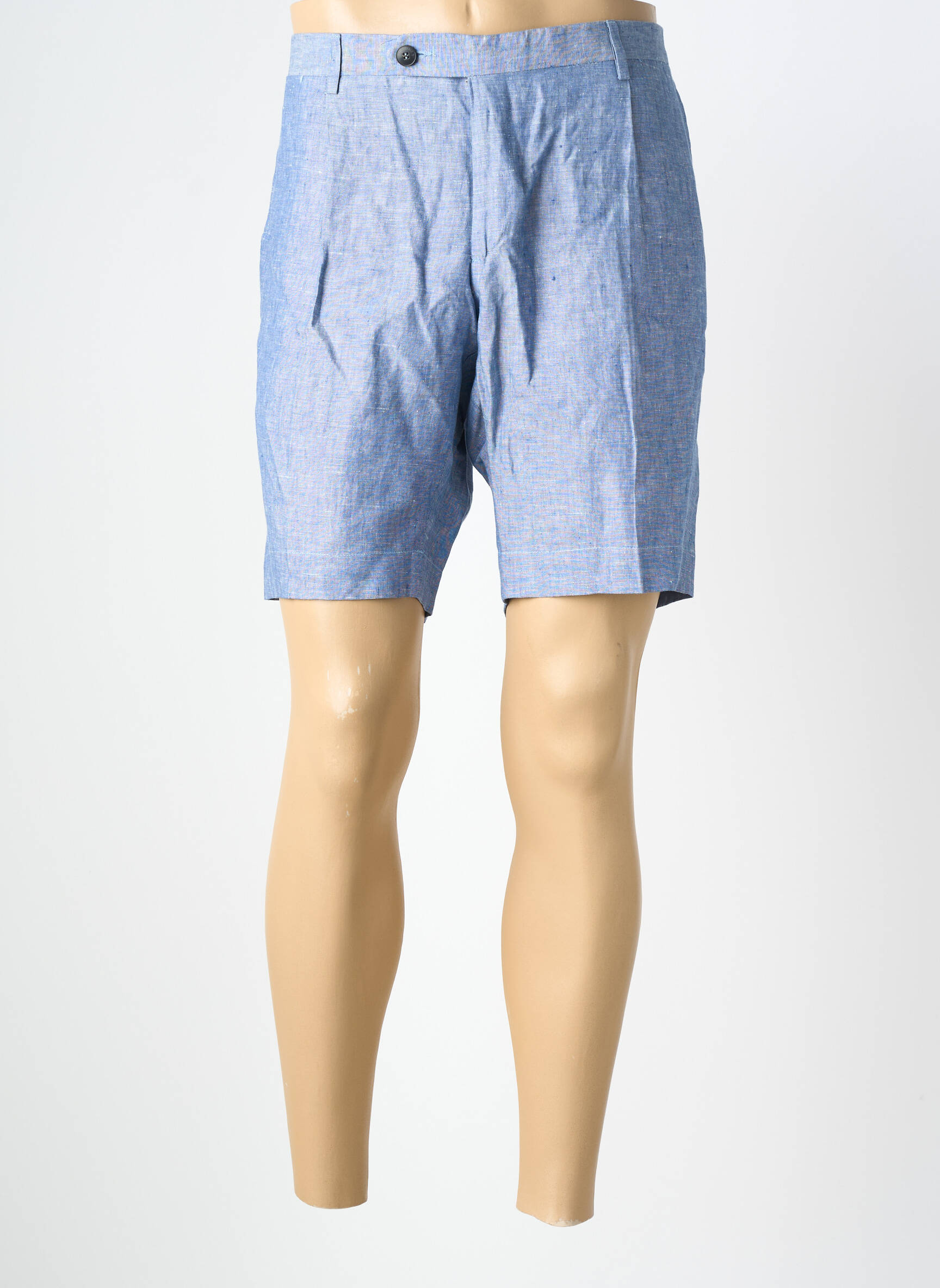 Bermuda taille à pinces taille normale bleu FACONNABLE homme