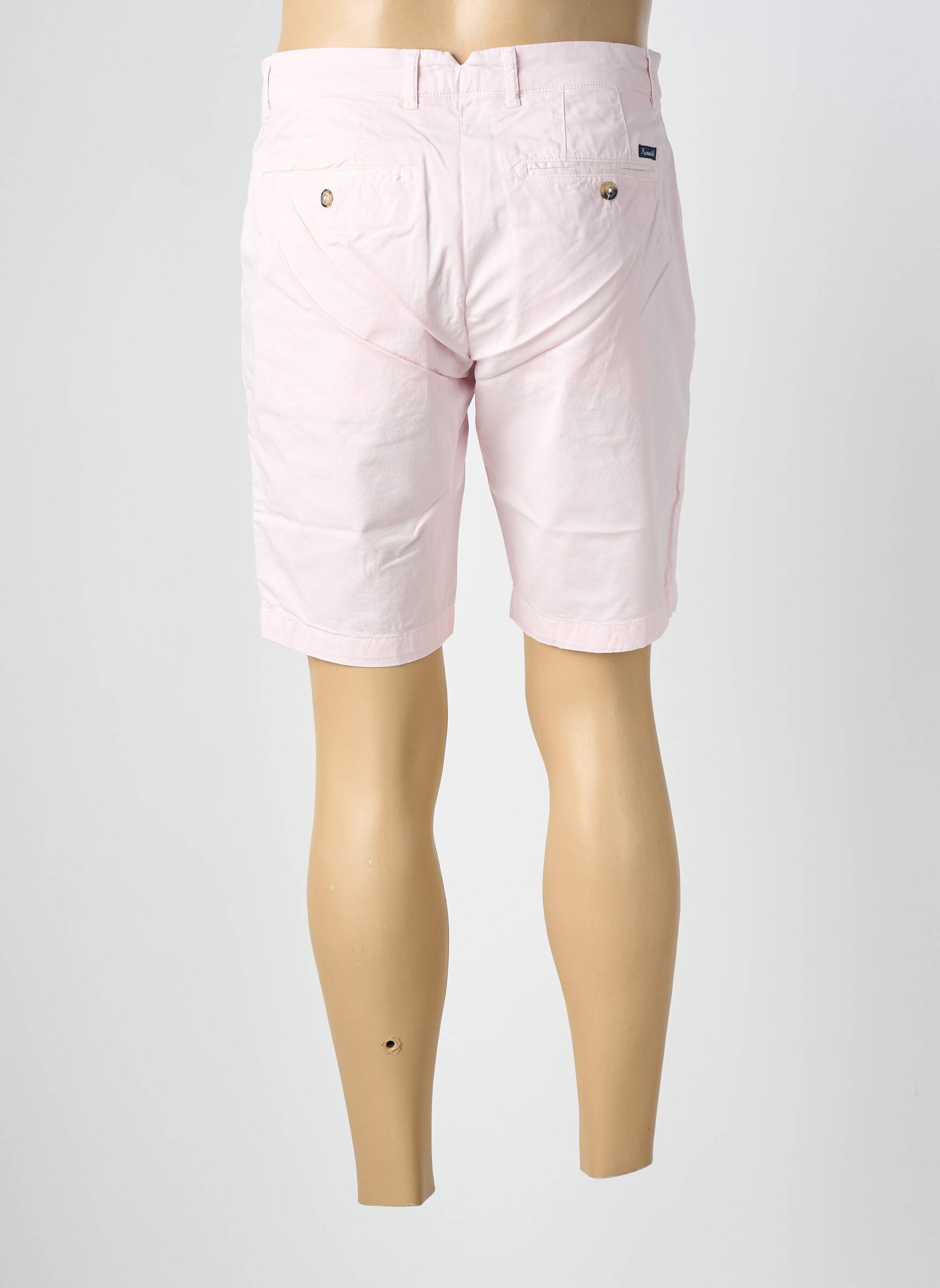 Bermuda taille à pinces taille normale rose FACONNABLE homme