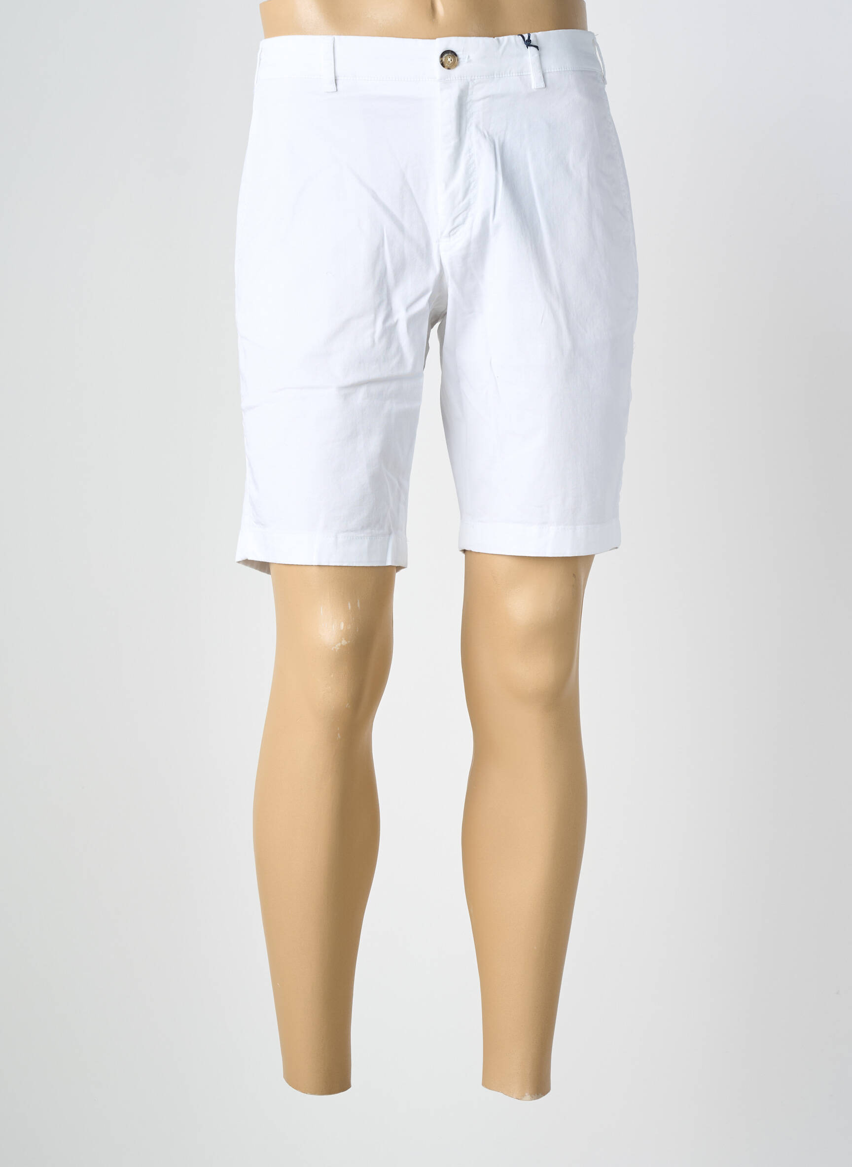 Bermuda taille à pinces taille normale blanc FACONNABLE homme