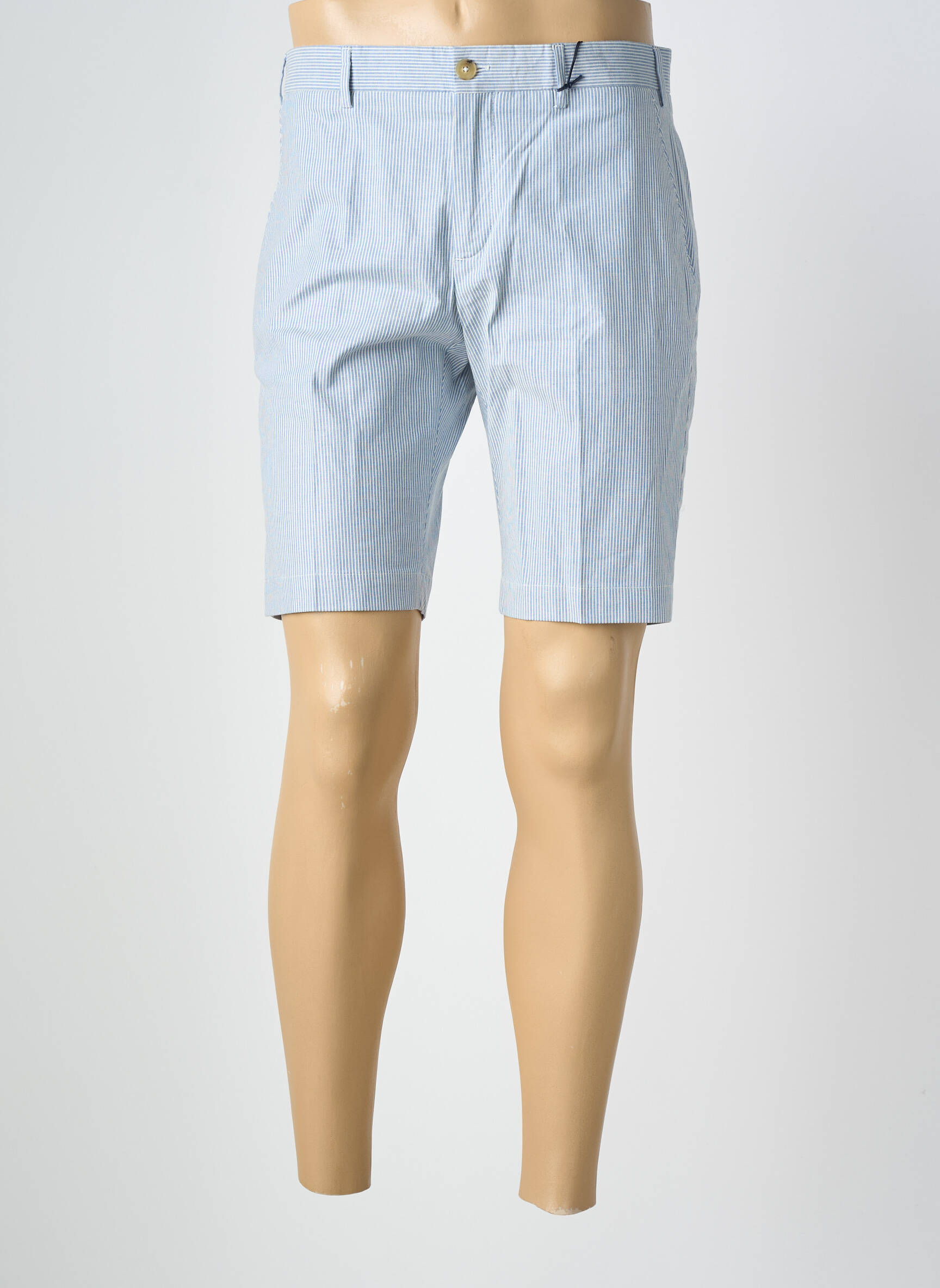 Bermuda taille à pinces taille normale bleu FACONNABLE homme
