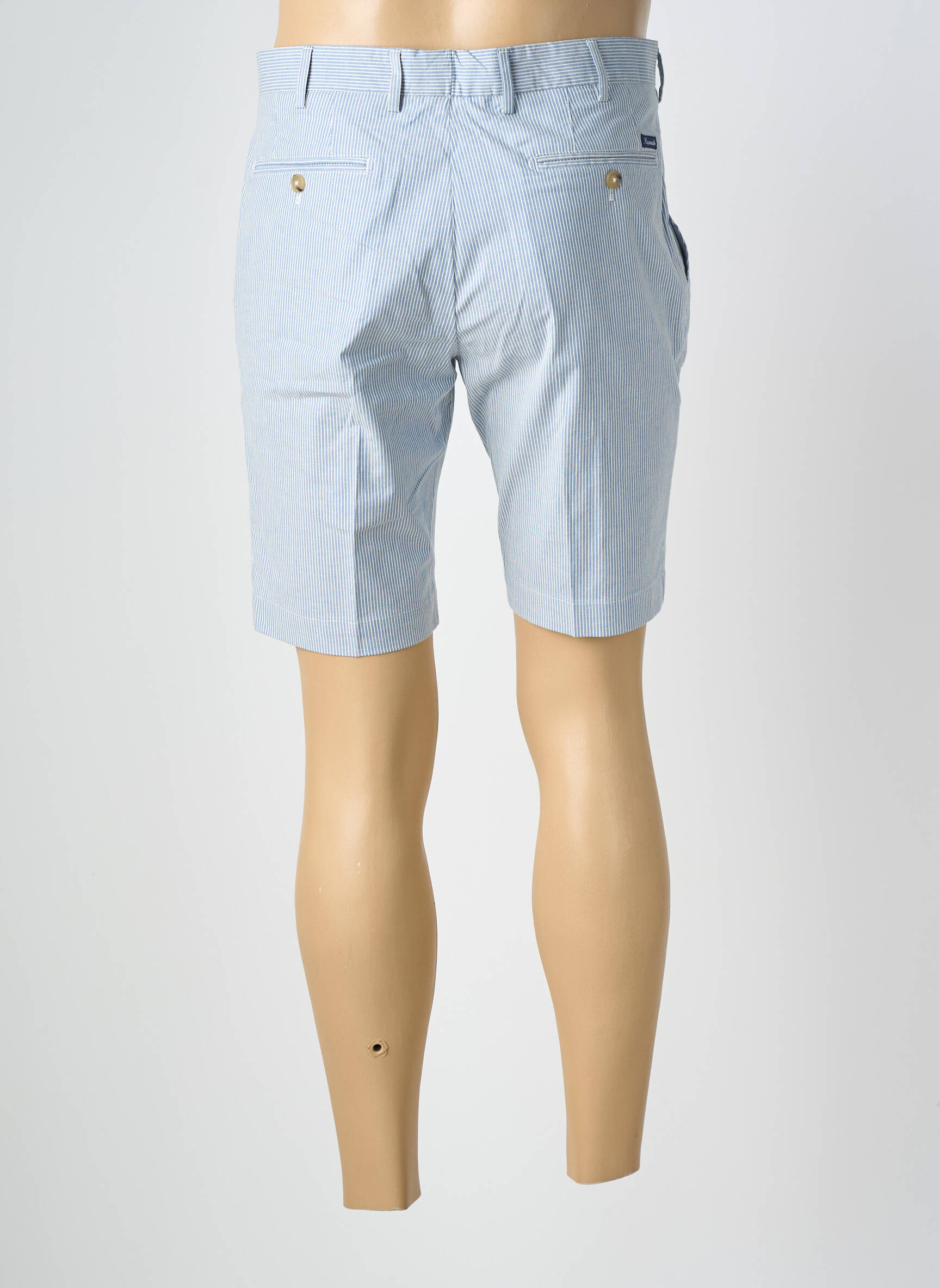 Bermuda taille à pinces taille normale bleu FACONNABLE homme