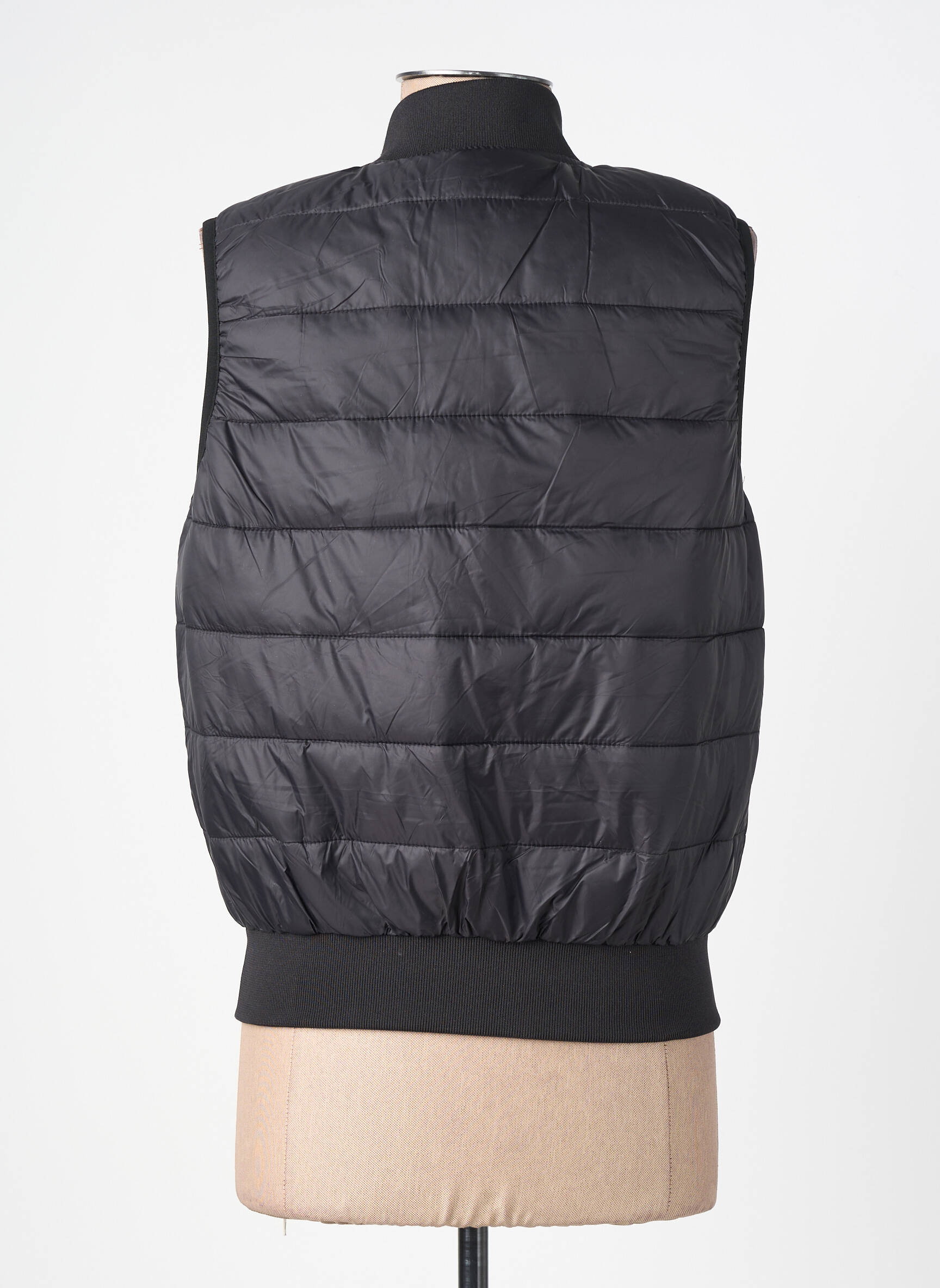 Doudoune poches sans capuche noir BOMBERS femme