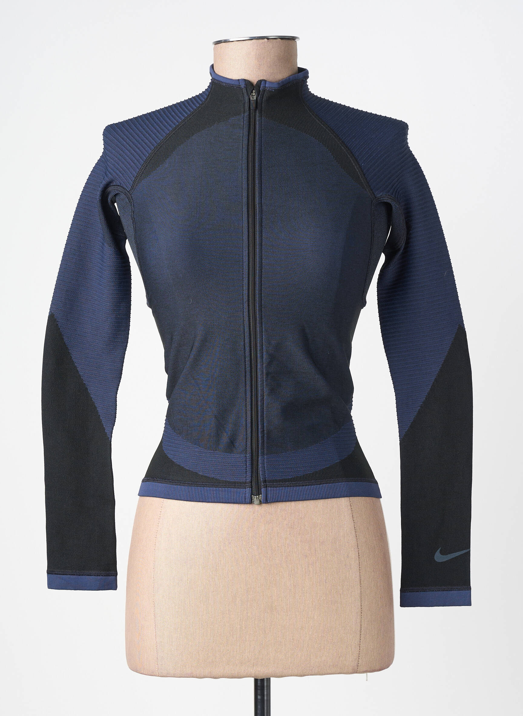 Veste casual manches longues bleu NIKE femme