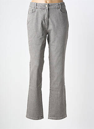 Jeans coupe droite taille normale taille normale gris DAMART femme