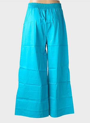 Pantalon large tissage popeline taille normale bleu LIU JO femme