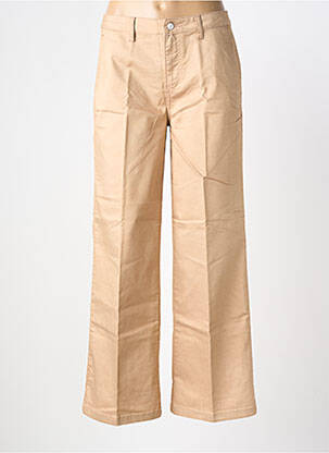 Pantalon droit stretch taille normale beige LIU JO femme