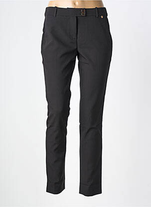 Pantalon chino tissage popeline taille normale noir LIU JO femme