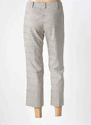 Pantalon 7/8 tissage popeline taille normale beige LIU JO femme