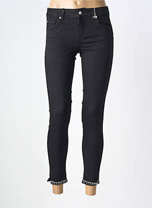 Jeans coupe slim tissage brut taille normale noir LIU JO femme