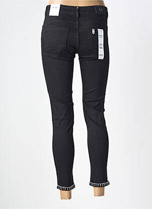 Jeans coupe slim tissage brut taille normale noir LIU JO femme