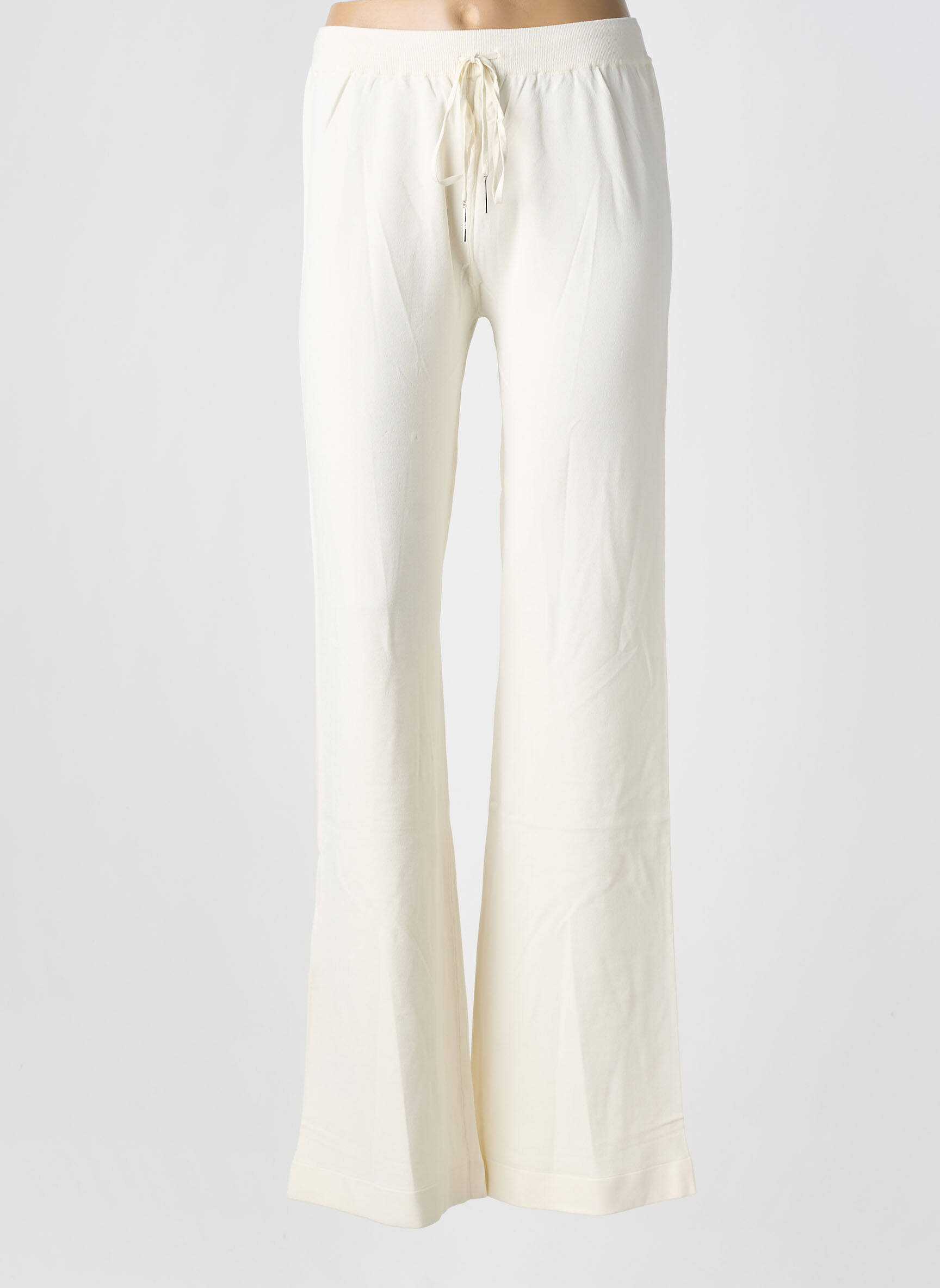 Pantalon droit stretch taille normale beige LIU JO femme