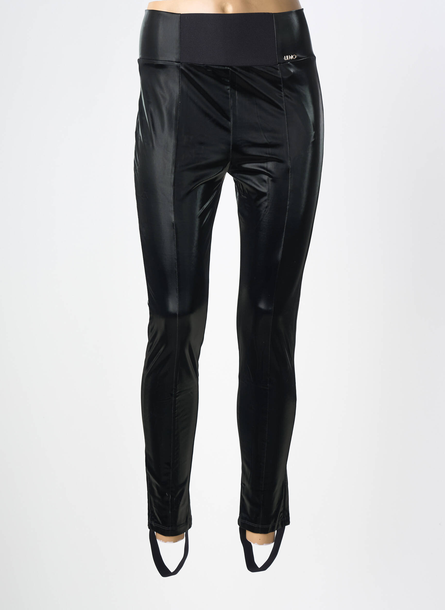 Pantalon slim taille élastique taille normale noir LIU JO femme