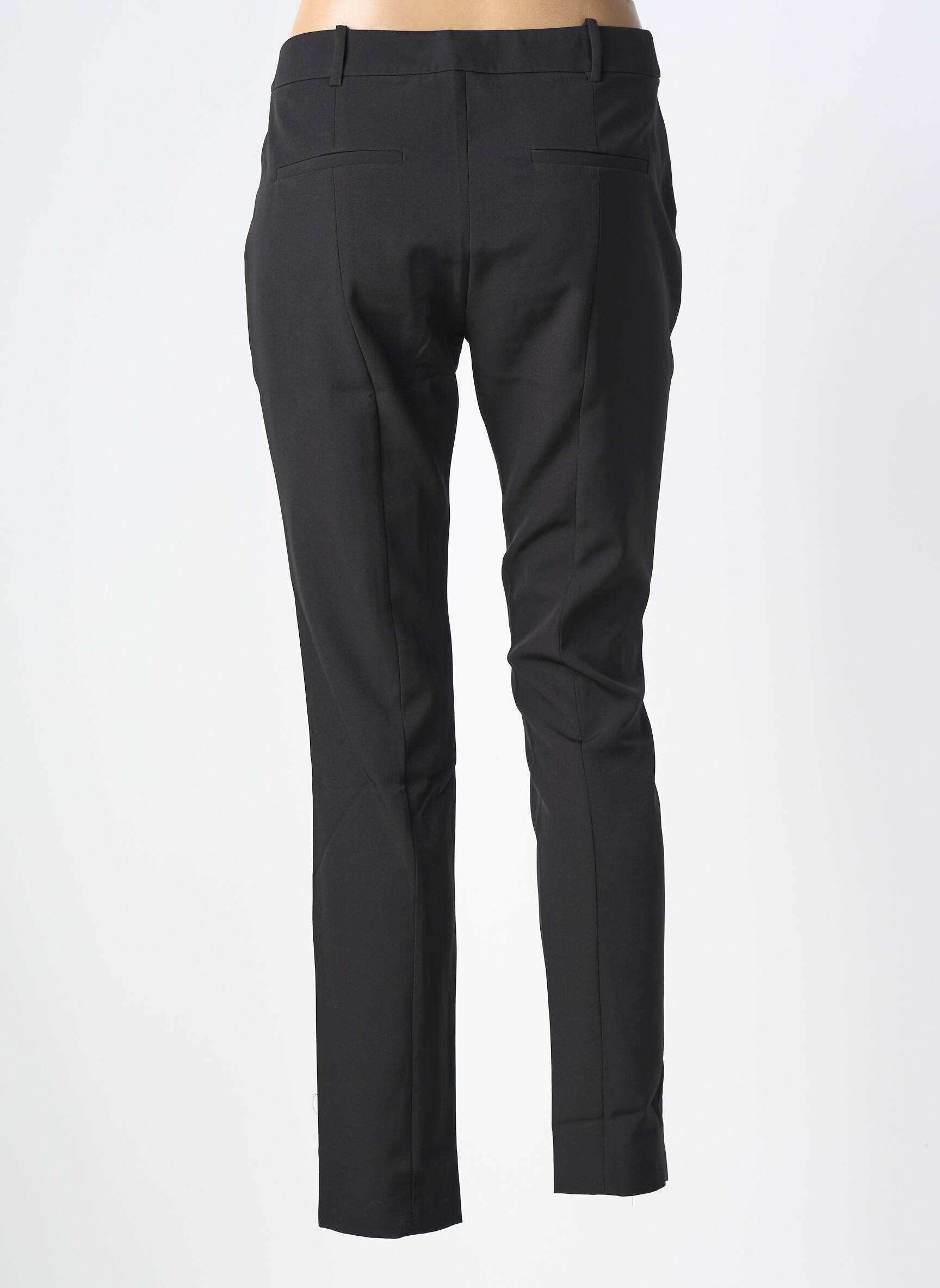 Pantalon chino tissage popeline taille normale noir LIU JO femme