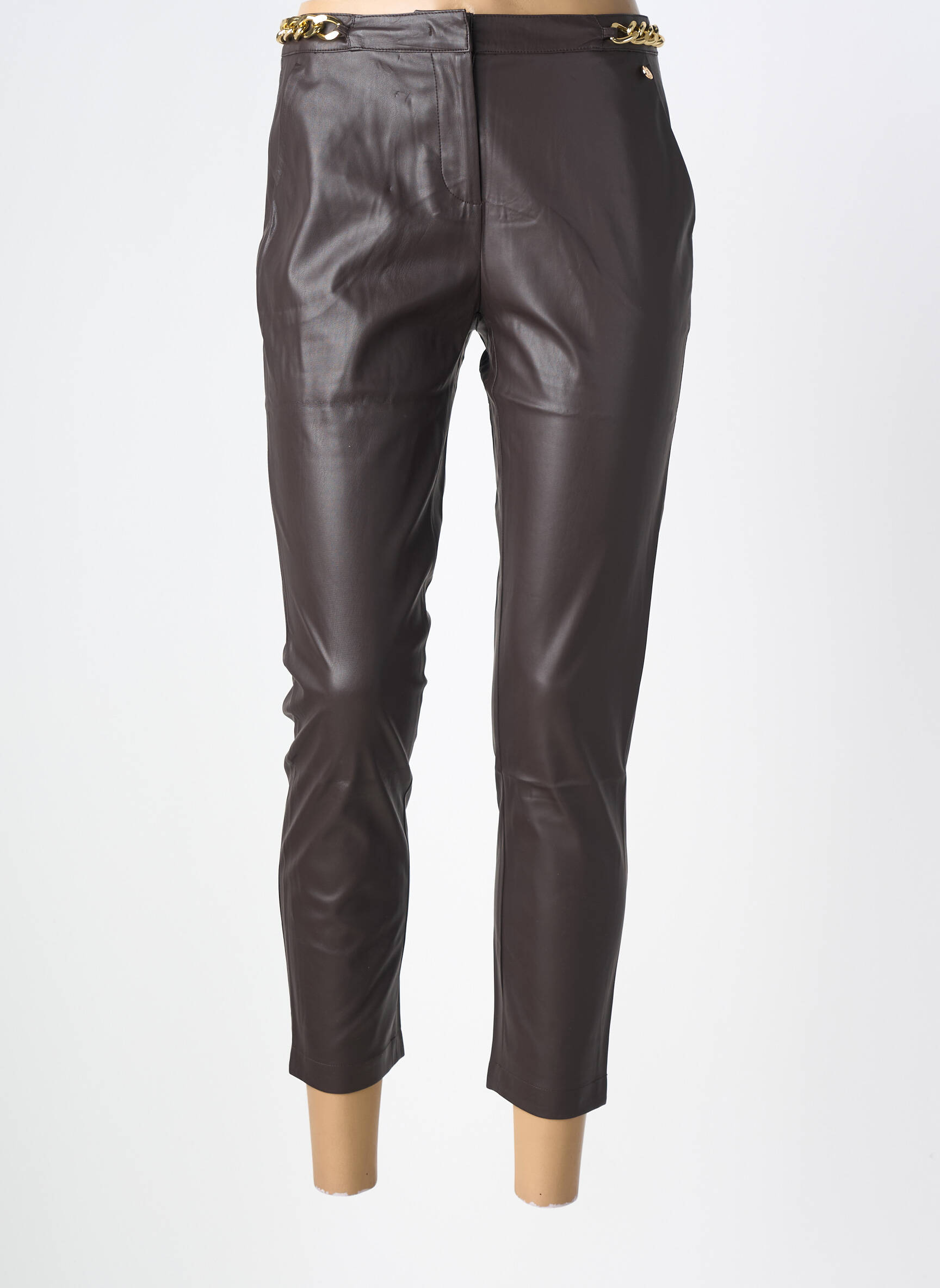 Pantacourt taille normale taille normale marron LIU JO femme