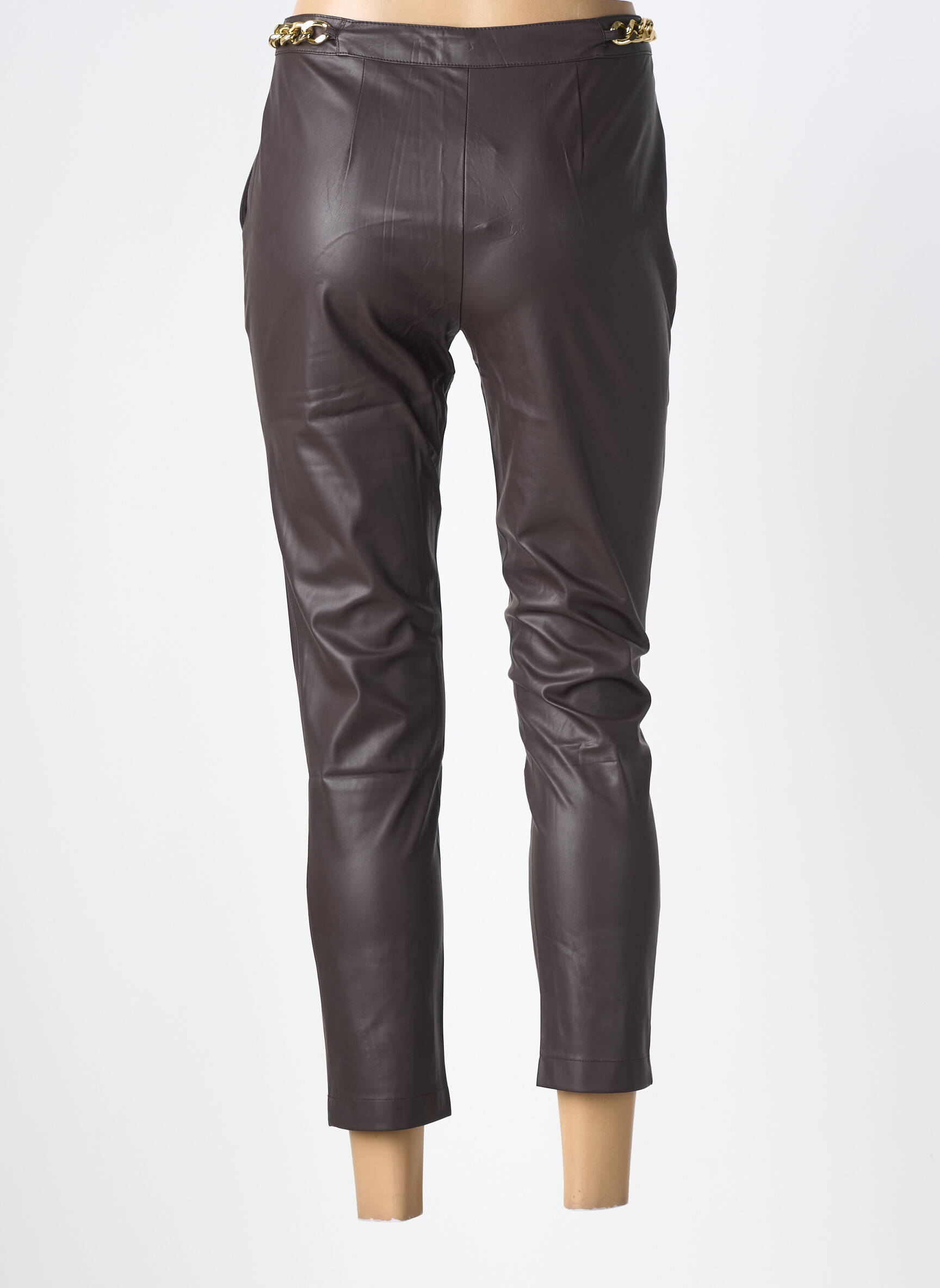 Pantacourt taille normale taille normale marron LIU JO femme