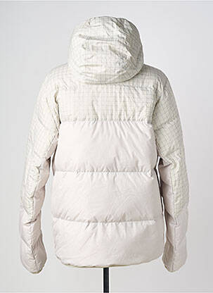 Doudoune manches longues a capuche beige NIKE homme