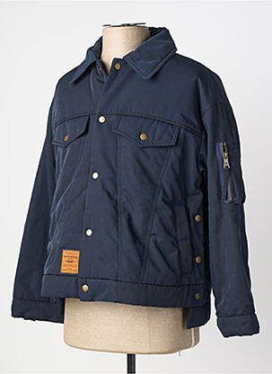 Blouson poches bleu BOMBERS homme