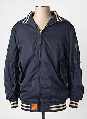 Blouson poches bleu BOMBERS homme
